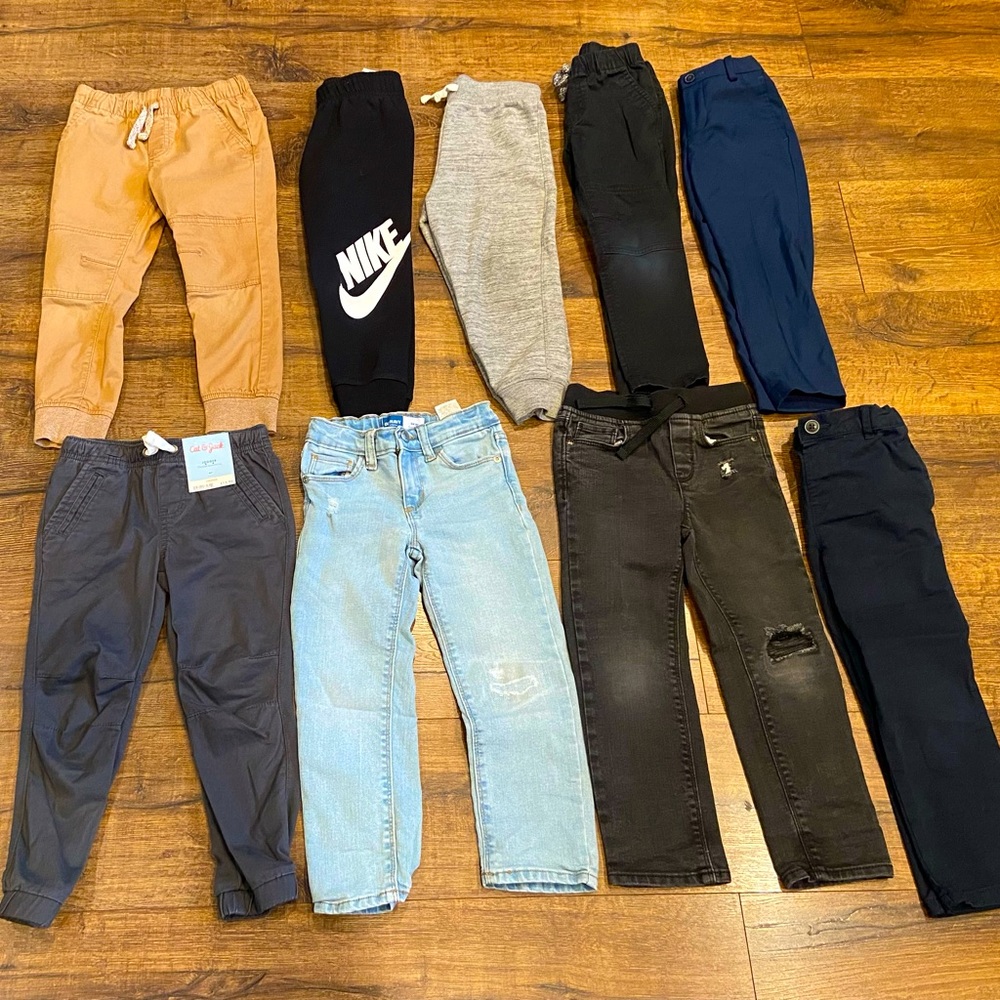 Brand Name Boys Fall Lot -34 items Size 4T